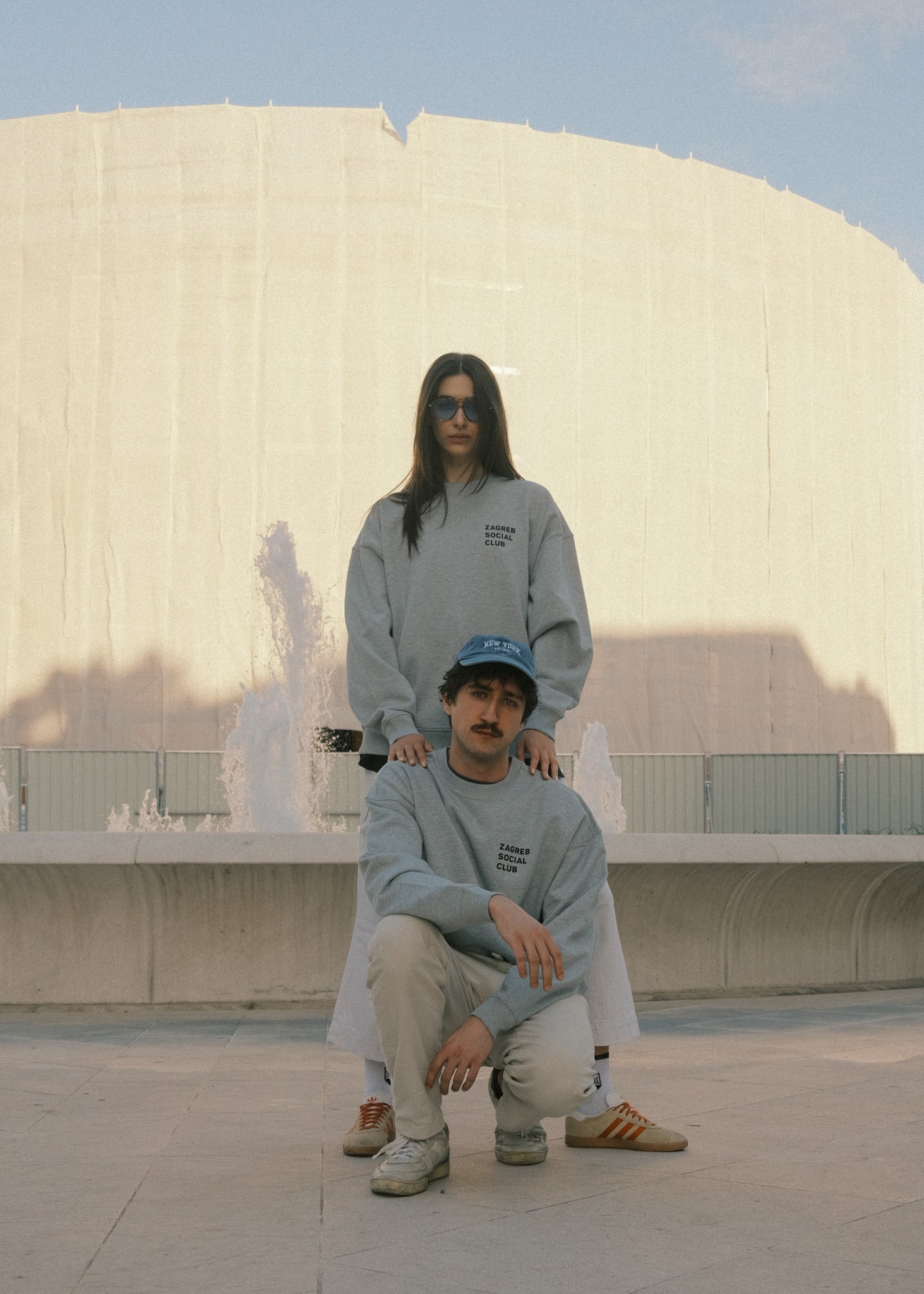 Classic Oversized Sweatshirt Heather Gray